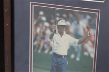 Bob Hamilton (1944) & Jeff Sluman (1988) PGA Championship Cherry Wood Golf Displays