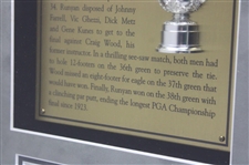 Paul Runyan (1934) & Dave Stockton (1976) PGA Championship Cherry Wood Golf Displays