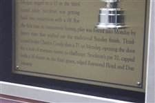 Paul Runyan (1934) & Dave Stockton (1976) PGA Championship Cherry Wood Golf Displays