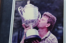 Walter Burkemo (1953) & Nick Price (1994) PGA Championship Cherry Wood Golf Displays