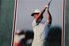 Chandler Harper (1950) & Larry Nelson (1987) PGA Championship Cherry Wood Golf Displays