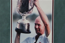 Chandler Harper (1950) & Larry Nelson (1987) PGA Championship Cherry Wood Golf Displays