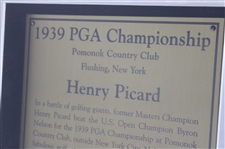 Henry Picard (1939) & Mark Brooks (1996) PGA Championship Cherry Wood Golf Displays