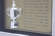 Henry Picard (1939) & Mark Brooks (1996) PGA Championship Cherry Wood Golf Displays