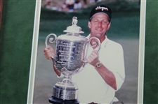 Henry Picard (1939) & Mark Brooks (1996) PGA Championship Cherry Wood Golf Displays