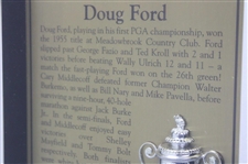 Doug Ford (1955) & Steve Elkington (1995) PGA Championship Cherry Wood Golf Displays