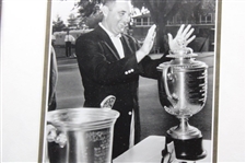 Doug Ford (1955) & Steve Elkington (1995) PGA Championship Cherry Wood Golf Displays