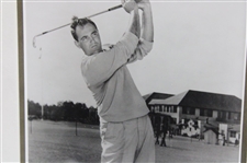 Doug Ford (1955) & Steve Elkington (1995) PGA Championship Cherry Wood Golf Displays
