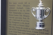 Doug Ford (1955) & Steve Elkington (1995) PGA Championship Cherry Wood Golf Displays