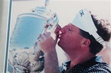 Doug Ford (1955) & Steve Elkington (1995) PGA Championship Cherry Wood Golf Displays