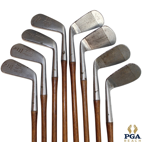 Rare RTJ Tom Stewart Irons w/Inspection Marks - 1 Iron-9 Iron (Missing 3 Iron)