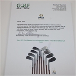 Rare RTJ Tom Stewart Irons w/Inspection Marks - 1 Iron-9 Iron (Missing 3 Iron)