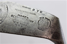 Seymour Dunn Lake Placid N. Y. Registered Model Hand Made Mashie 