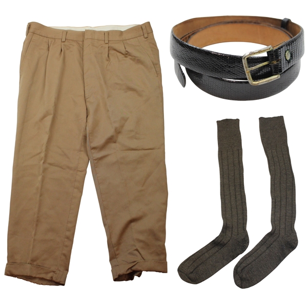 Gene Sarazens Personal JUN Sarazen Brand Tan Pants