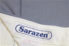 Gene Sarazen's Personal JUN Sarazen Brand Custom Polo Shirt & Charcoal Pants