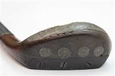 Arthur Lacey's Mallet Putter w/ Lead Weights From Pinehurst WGHOF