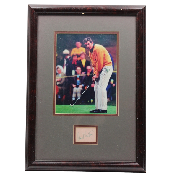 Dean Martin Signed Photo - Framed JSA ALOA