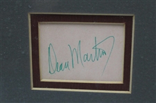Dean Martin Signed Photo - Framed JSA ALOA
