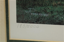 Limited Ed 183/5000 Number Nine By The Sea Bill Pendergrass Print - Framed