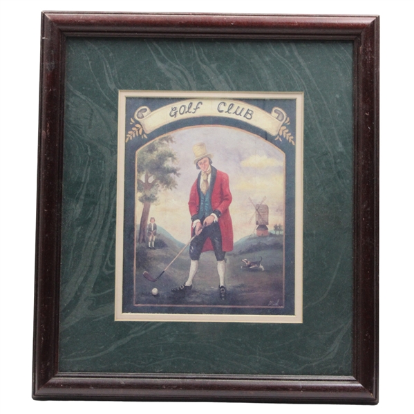 Golf Club Mid Print - Framed