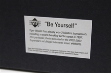 Upperdeck Be Yourself Tiger Woods Photo - Framed