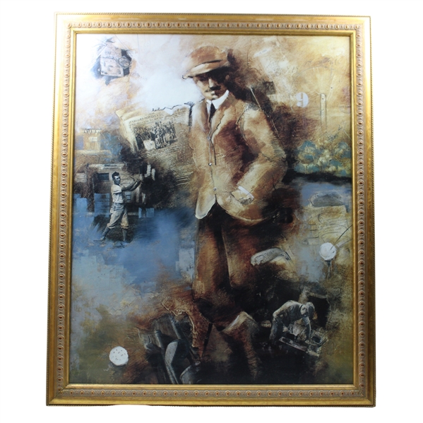 Crushes Homans Golf Final Babe Ruth etc… Newspaper Large print collage 1929