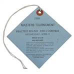 1986 Masters Tournament Wednesday Par-3 Contest Ticket #03356 w/Original String