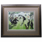 The Perfect Putt Ltd Ed 170/300 Lithograph Signed by Artist Martin Holt