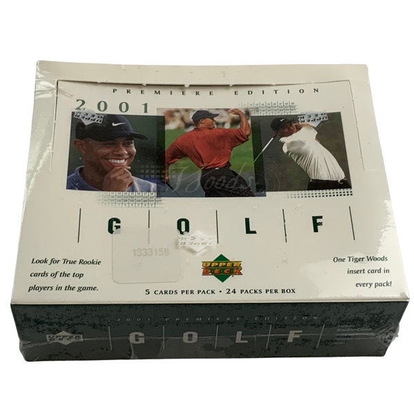 2001 Upper Deck Premiere Edition Golf Factory Sealed Hobby Box