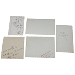 Five (5) 1920's Joe Kirkwood & Others Black & White Photos