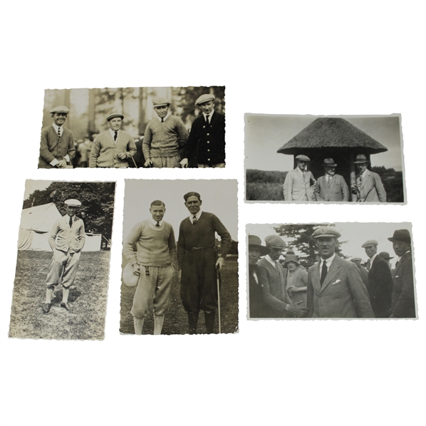 Five (5) 1920-1922 Kirkwood & Others At Gleneagles Black And White Photos