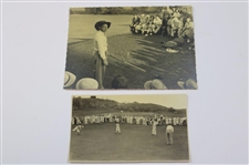 Ten (10) Joe Kirkwood & Other Original Golf Photos - Kirkwood Family Collection