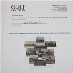 Ten (10) Joe Kirkwood & Other Original Golf Photos - Kirkwood Family Collection
