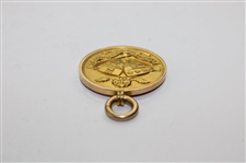 1903 Yorkshire Union Of Golf Clubs 15k Gold Medal Awarded to E. M. Steel