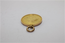 1903 Yorkshire Union Of Golf Clubs 15k Gold Medal Awarded to E. M. Steel