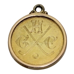 1899 H.G.C. 1st Class 15k Gold Medal Won by G. Harrison 90-11 79 - December