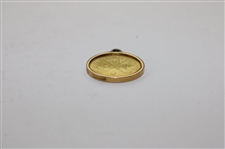1899 H.G.C. 1st Class 15k Gold Medal Won by G. Harrison 90-11 79 - December