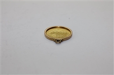 1899 H.G.C. 1st Class 15k Gold Medal Won by G. Harrison 90-11 79 - December