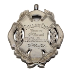 1908 North Middlesex Golf Club Fuller Cup Winner's 4th Round Medal F.R. M DePaula Sterling Silver Medal