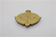 1914 Scottish Professional Golfers Union Championship 9k Gold Medal Won by D. P. Watt