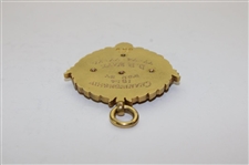 1914 Scottish Professional Golfers Union Championship 9k Gold Medal Won by D. P. Watt