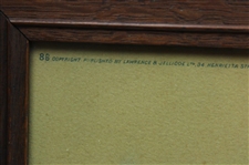 c.1909 'Bunkered' Original Chromolithograph by John Hassall - Framed