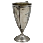 1910 Ardsley Club Golf Class A Handicap Sterling Silver Trophy Won by Elias M. Johnson 