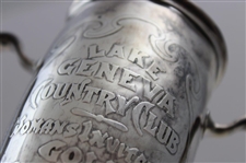 1905 Lake Geneva Country Club Woman's Invitational Golf Tournament Sterling Silver Trophy