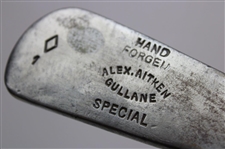 c.1895 Alex Aitken Gullane Special Hand Forged Iron w/Shaft Stamp