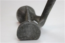 Early 1900's The Arrow Putter Dual Mallet-Style Pat. Apl. For