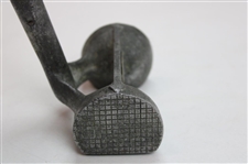 Early 1900's The Arrow Putter Dual Mallet-Style Pat. Apl. For