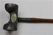 Early 1900's The Arrow Putter Dual Mallet-Style Pat. Apl. For