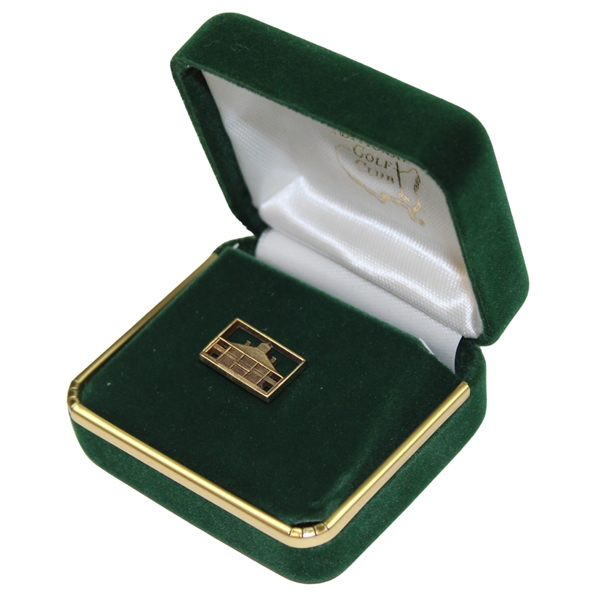 Augusta National Golf Club 14k Gold Clubhouse Employee Pin in Box