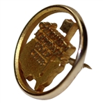 Augusta National Golf Club 10k Gold Employee Pin in Box